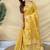 Yellow Color Zari Weaving Work Silk Saree