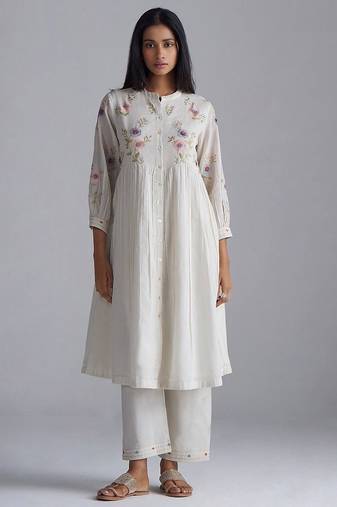 Ivory mul-mul co-ord set