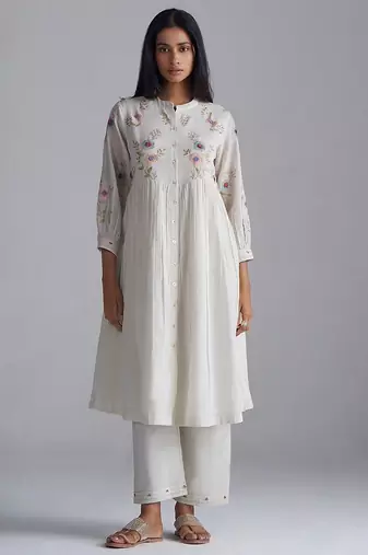 Ivory mul-mul co-ord set
