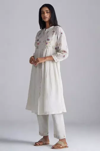 Ivory mul-mul co-ord set