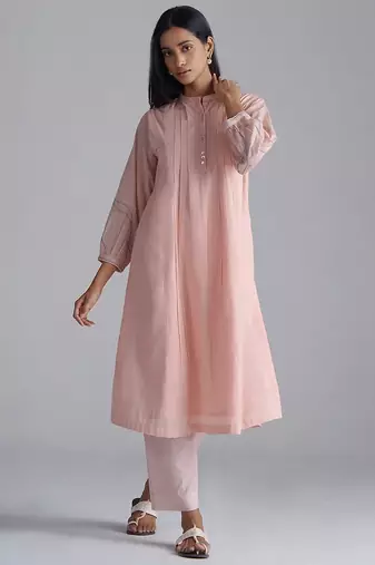 Baby rose quartz mul-mul co-ord set