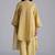Jojoba yellow chanderi kurta set