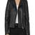 Women's genuine lambskin leather motorcycle slim fit designer biker jacket-ce-201