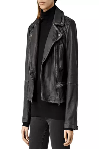 women's genuine lambskin leather biker jacket classic moto zip style special