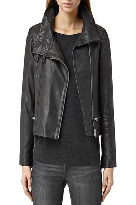 women's genuine lambskin leather biker jacket classic moto zip style high quality 1