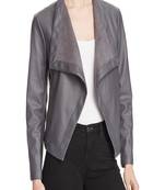 women's genuine lambskin leather biker jacket classic moto zip style top grade