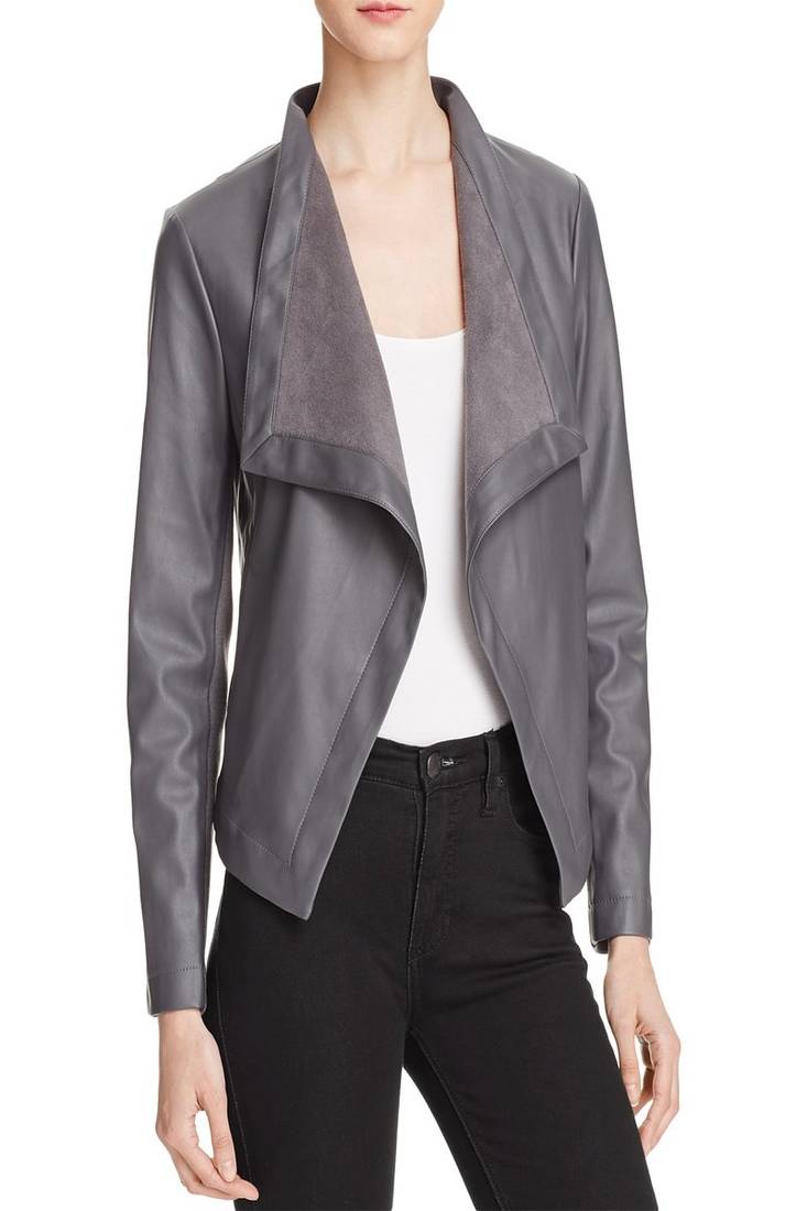 Women's genuine lambskin leather motorcycle slim fit designer biker jacket-ce-207