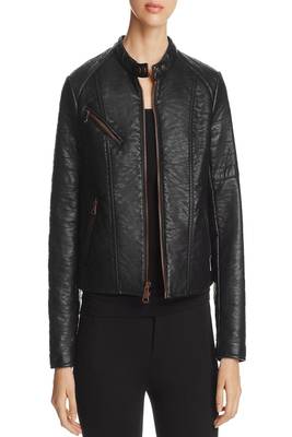 women's genuine lambskin leather biker jacket classic moto zip style fine 1