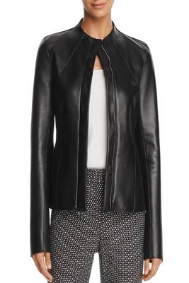 women's genuine lambskin leather biker jacket classic moto zip style pro 1