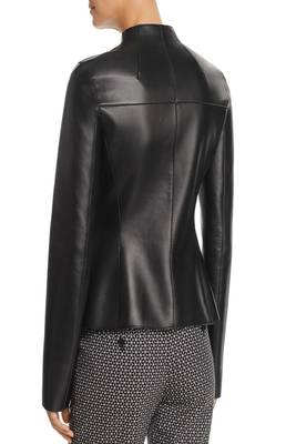 women's genuine lambskin leather biker jacket classic moto zip style pro 2