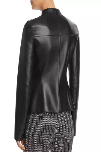women's genuine lambskin leather biker jacket classic moto zip style pro