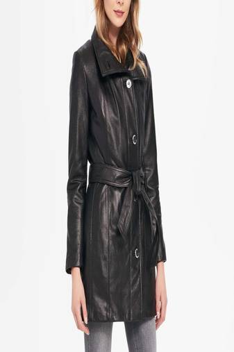 women's genuine lambskin leather biker jacket classic moto zip style featured