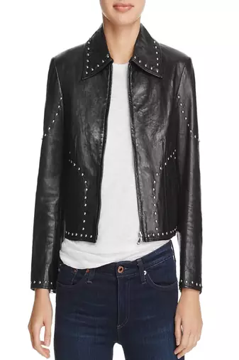 women's genuine lambskin leather biker jacket classic moto zip style premium premium