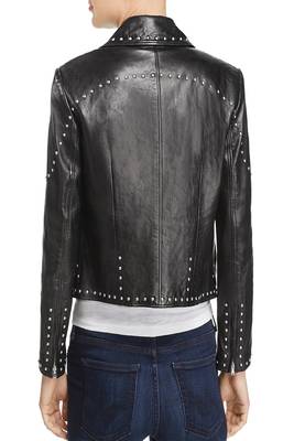 women's genuine lambskin leather biker jacket classic moto zip style premium premium 3