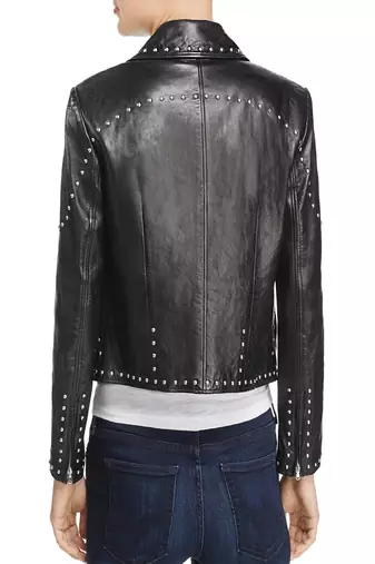 women's genuine lambskin leather biker jacket classic moto zip style premium premium