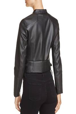 women's genuine lambskin leather biker jacket classic moto zip style premium exclusive 2