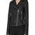Women's genuine lambskin leather motorcycle slim fit designer biker jacket-ce-215