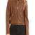 Women's genuine lambskin leather motorcycle slim fit designer biker jacket-ce-218