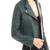 Women's genuine lambskin leather motorcycle slim fit designer biker jacket-ce-219