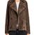 Women's suede genuine lambskin leather motorcycle slim fit designer biker jacket-ce-222