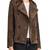 Women's suede genuine lambskin leather motorcycle slim fit designer biker jacket-ce-222