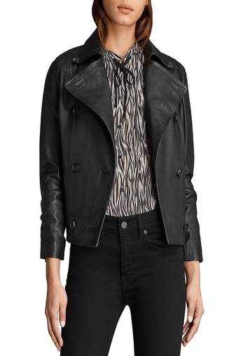 Women's genuine lambskin leather motorcycle slim fit designer biker jacket-ce-223