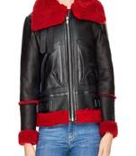 women's genuine lambskin leather biker jacket classic moto zip style premium versatile