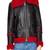 Women's genuine lambskin leather motorcycle slim fit designer biker jacket-ce-225