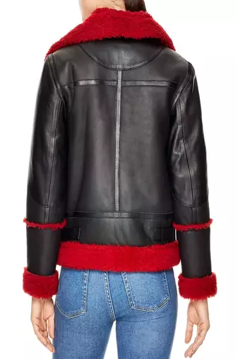 women's genuine lambskin leather biker jacket classic moto zip style premium versatile