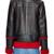 Women's genuine lambskin leather motorcycle slim fit designer biker jacket-ce-225