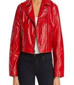 women's genuine lambskin leather biker jacket classic moto zip style premium timeless