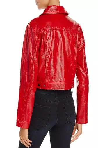 women's genuine lambskin leather biker jacket classic moto zip style premium timeless