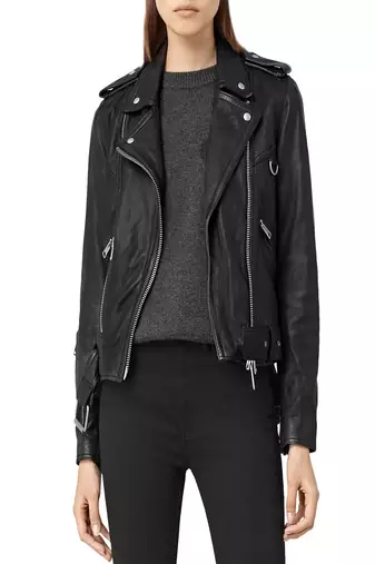 Women's genuine lambskin leather jacket motorcycle slim fit designer biker jacket-ce-229