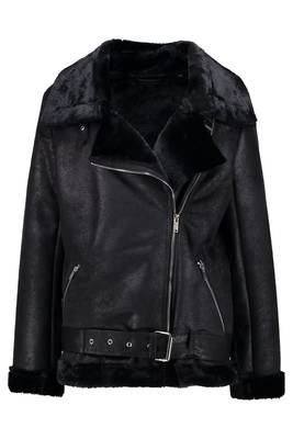 women's genuine lambskin leather biker jacket classic moto zip style premium select 1