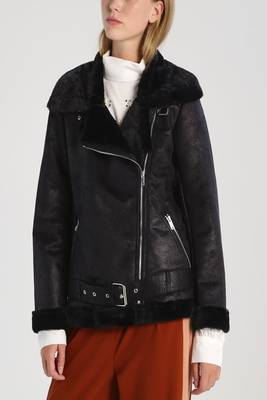 women's genuine lambskin leather biker jacket classic moto zip style premium select 3