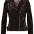 Women's genuine lambskin leather jacket motorcycle slim fit designer biker jacket-ce-233