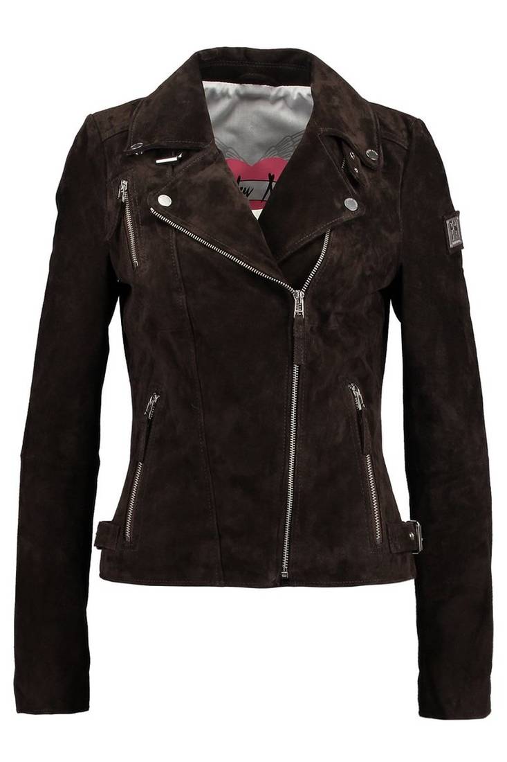Women's genuine lambskin leather jacket motorcycle slim fit designer biker jacket-ce-233
