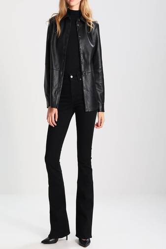 Women's genuine lambskin leather jacket motorcycle slim fit designer biker jacket-ce-235