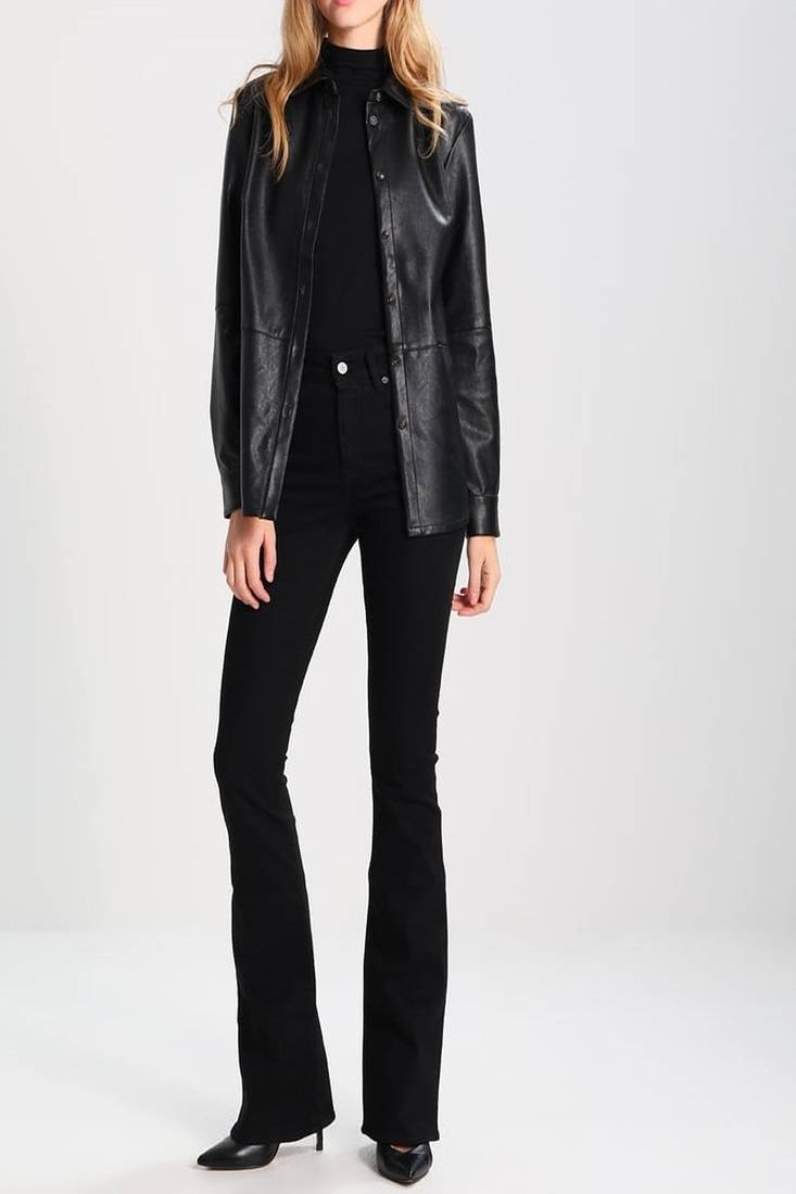Women's genuine lambskin leather jacket motorcycle slim fit designer biker jacket-ce-235