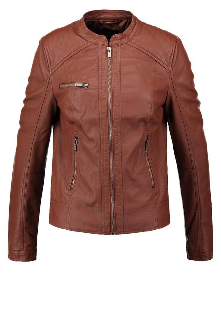 Women's genuine lambskin leather jacket motorcycle slim fit designer biker jacket-ce-238