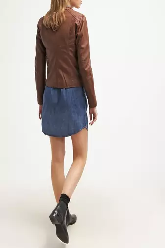 women's genuine lambskin leather biker jacket classic moto zip style premium fine
