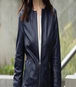 women's genuine lambskin leather biker jacket classic moto zip style premium pro
