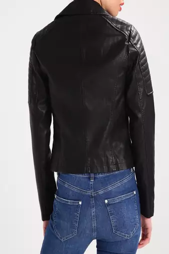 women's genuine lambskin leather biker jacket classic moto zip style premium ultimate