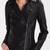 Women's genuine lambskin leather jacket motorcycle slim fit designer biker jacket-ce-241