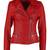 Women's genuine lambskin leather jacket motorcycle slim fit designer biker jacket-ce-242