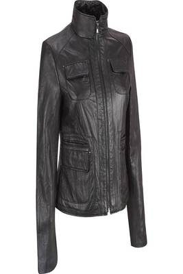 women's genuine lambskin leather biker jacket classic moto zip style premium featured 2
