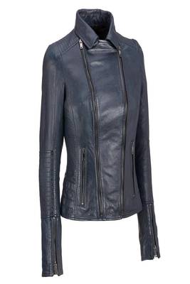 women's genuine lambskin leather biker jacket classic moto zip style exclusive premium 1