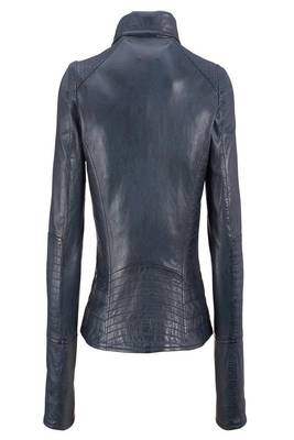 women's genuine lambskin leather biker jacket classic moto zip style exclusive premium 2