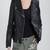 Women's genuine lambskin leather jacket motorcycle slim fit designer biker jacket-ce-246