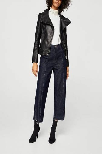 women's genuine lambskin leather biker jacket classic moto zip style exclusive elegant